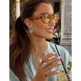 Statement Silver Sun Earrings for Women – Large 925 Silver Plated Trendy Hoop Earrings Non Tarnish Hypoallergenic Jewelry for Womens Fashion Big Earings for Woman