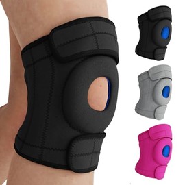 Rodillera Ortopedica, Ajustable ACL, LCL, MCL, Artritis Negro  Esponja Gruesa,con Estabilizadores Lateral, Ortopedica para Dolor de Rodilla, Ideal... 