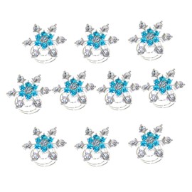 Chicone Snowflask Hair Coils Swirls Twists Spirals Springs Pins for Bridal Wedding Prom Set of 10