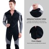 3mm Neoprene Wetsuit for Men Front Zip Full Body Diving