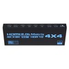 4K @ 60Hz HDMI Matrix Switch 4x4, EDID, 4 in