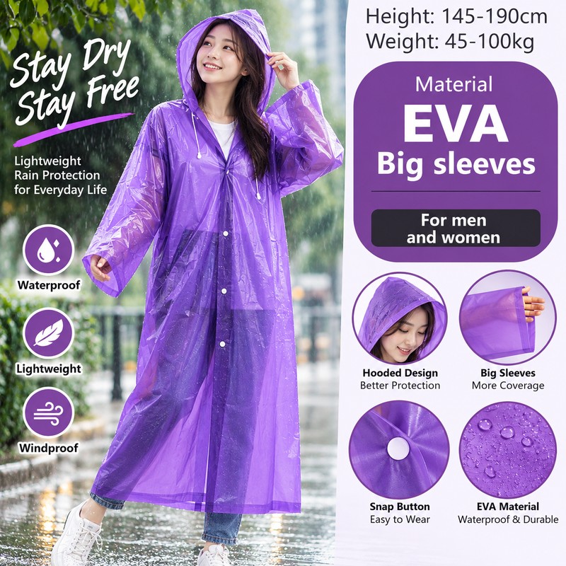 Raincoat Women Men Impermeable Thickened Waterproof Raincoat Tourism Outdoor Hiking