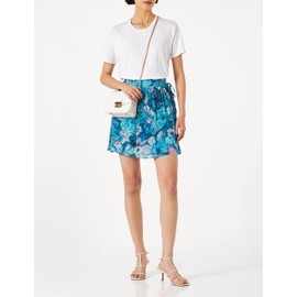 Naf Naf Women's J1 Skirt, Aqua Blue, 8