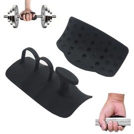 JIUANODD 2025 Upgrade Rypt Grip for Weight Lifting Fingerless Workout Gloves for Men Women, Gryp Weight Grip with Anti-Slip and Sweat-Proof for Gym Grips Training and Exercise - (2 PCS, Black)