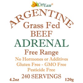 Argentine Beef Adrenal Powder Grass Fed & Finished 4.2 Ounce
