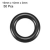 sourcingmap Nitrile Rubber O-Rings 16mm OD 10mm ID 3mm Width,