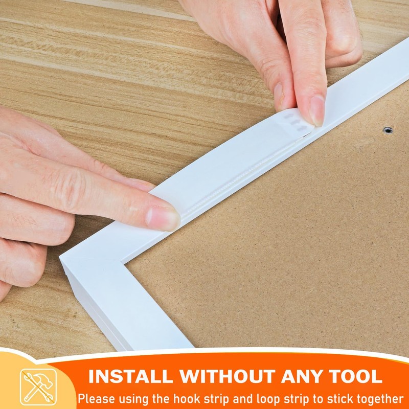 SILHOL 36 Pairs Picture Hanging Strips Heavy Duty, Removable Hook