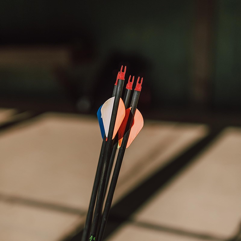 PATIKIL Archery Arrow Nocks 6.2mm 0.244", 40 Pack Insert Arrow
