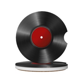 Music for Musicians Car Coasters for Cup Holder, 2 Pack Absorbent Ceramic Car Coaster with Finger Notch & Cork Base