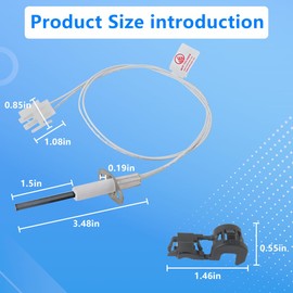 DEARCOOL FDXLIGN1930 FD Ignitor Replacement Kit for Hayward Universal H-Series Low Nox Pool Heater, Pool Heater Flame Sensor Igniter Replacement Parts H150FDP