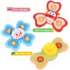 Ainiv 3PCS Suction Cup Spinner Toy, Baby Spinning Top Toys