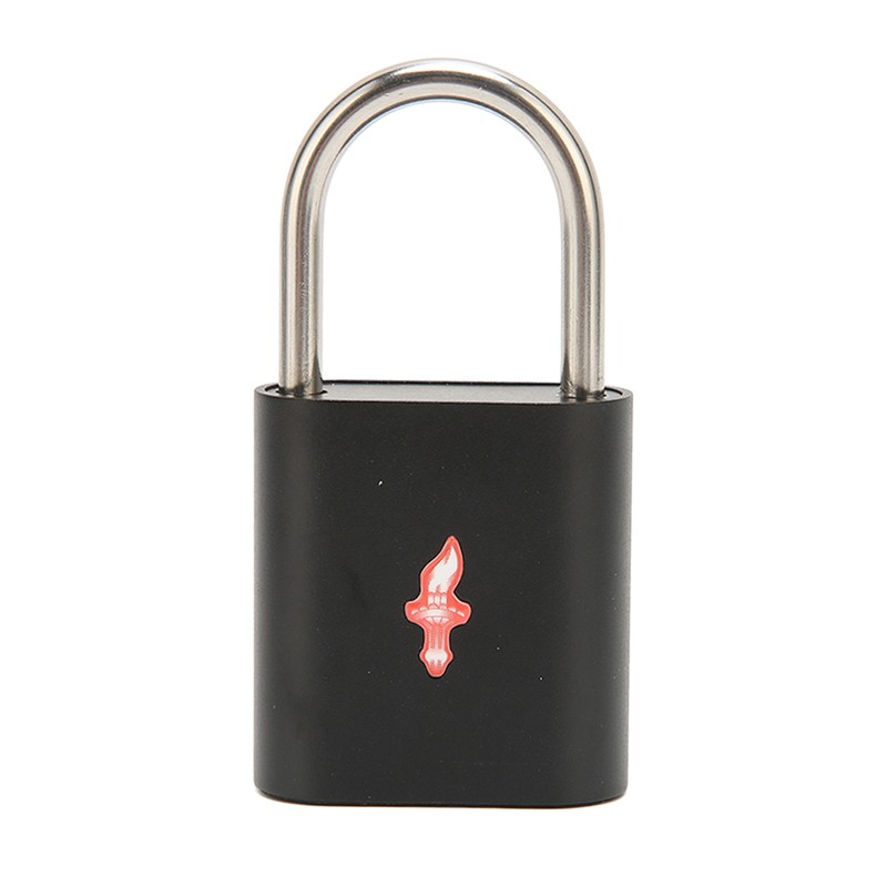 Fingerprint Padlock Biological Recognition Aluminium Alloy USB Rechargeable Support 10
