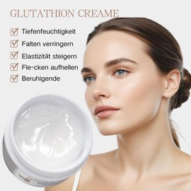 Glutathione Niacinamide Face Cream - Glutathione Skin W-hi tening Cream - Glutathione Moisturising Cream Face - Face Cream for Women - Pi-gmentfl Corner Remover Face, Anti Wrinkle Cream