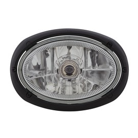 HELLA 1AB 996 157-081 Halogen-Headlight - Oval 120 - 12V - Oval - Reference number: 12.5 - Fitting - Clear diffusing lens - left/right
