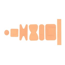 Dermastrip Washproof Plasters - Pack of 100-7 Sizes Assorted