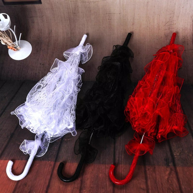 Generic De Encaje Hecho A Mano, Sombrilla De Sol Nupcial