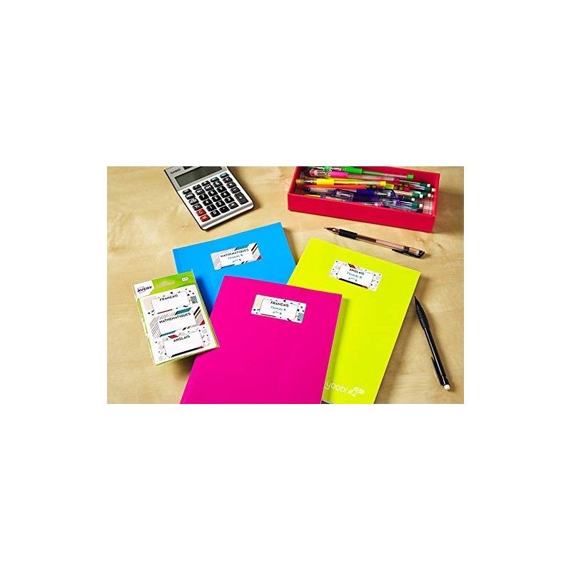 15 School Labels 76 x 34 mm