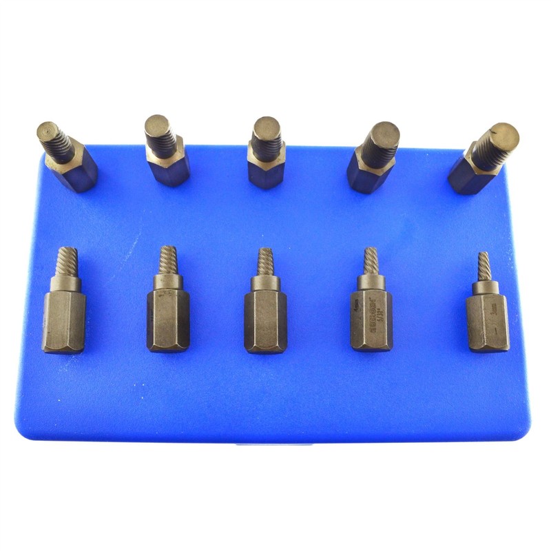 1/2" Screw Stud Extractor Remover Set Reverse Thread Easy Out
