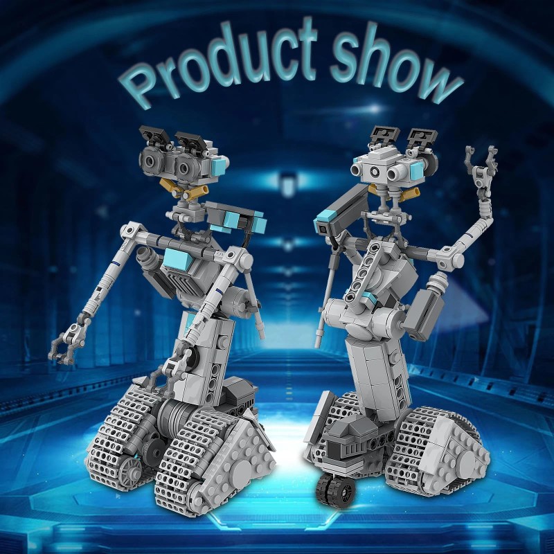 Nutain Johnny 5 Robot Building Toys,Movie Short Open Circuit Figures