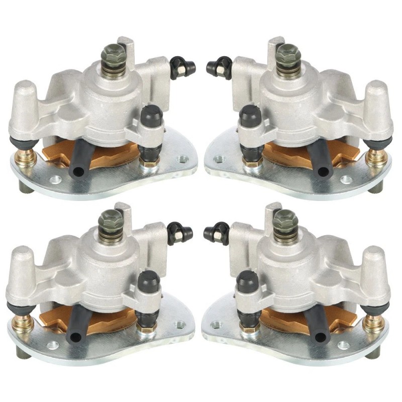 Wansgo Front & Rear Brake Calipers w/Pads for 2007-2020 Yamaha