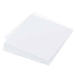 MECCANIXITY 100 Sheet Origami Paper Double Sided White 5.5x5.5 Inch Square Sheet for Art Craft Project, Beginners, Gifts Decor