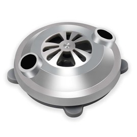 MIYOLO BF-004 Pipeless Magnetic Jet Head for LURACO Jet Motor Pedicure Chair Bathtub Tubs Spa Chairs Accessories Silver