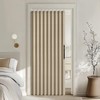 MIULEE Accordion Style Magnetic Folding Door Curtains for Doorways/Closet, Room