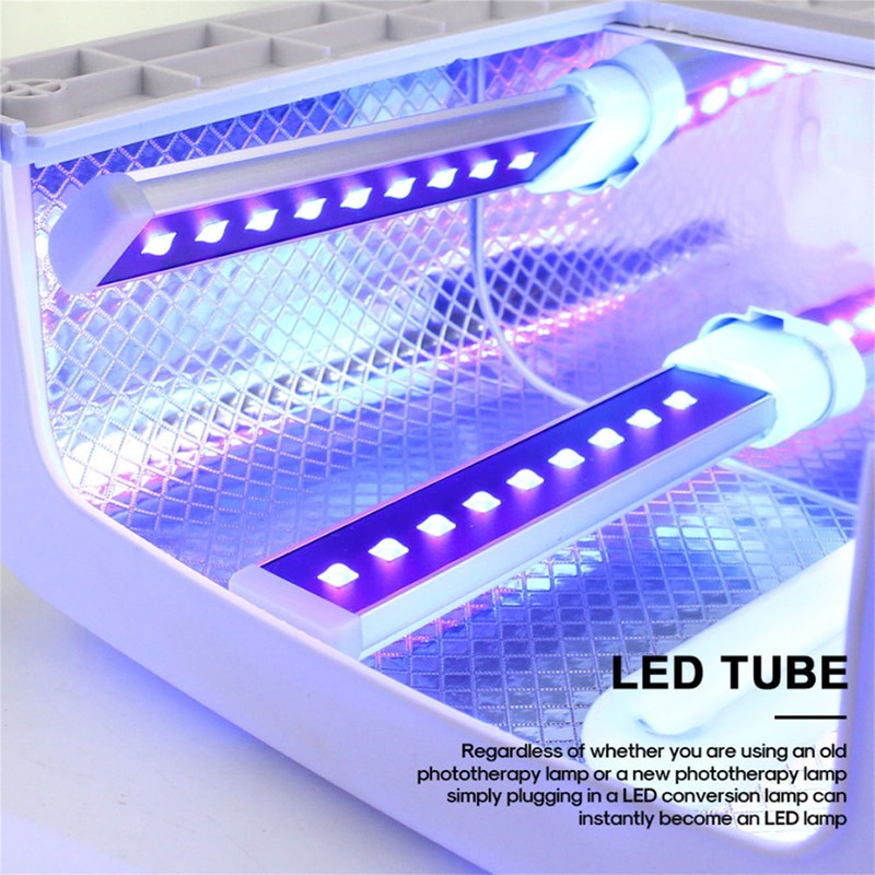 365+405nm Double Light Source 9W Nail Gel Curing Dryer Light