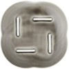 Yamani 52190259 Small Plate, Black, 10.8 Tied