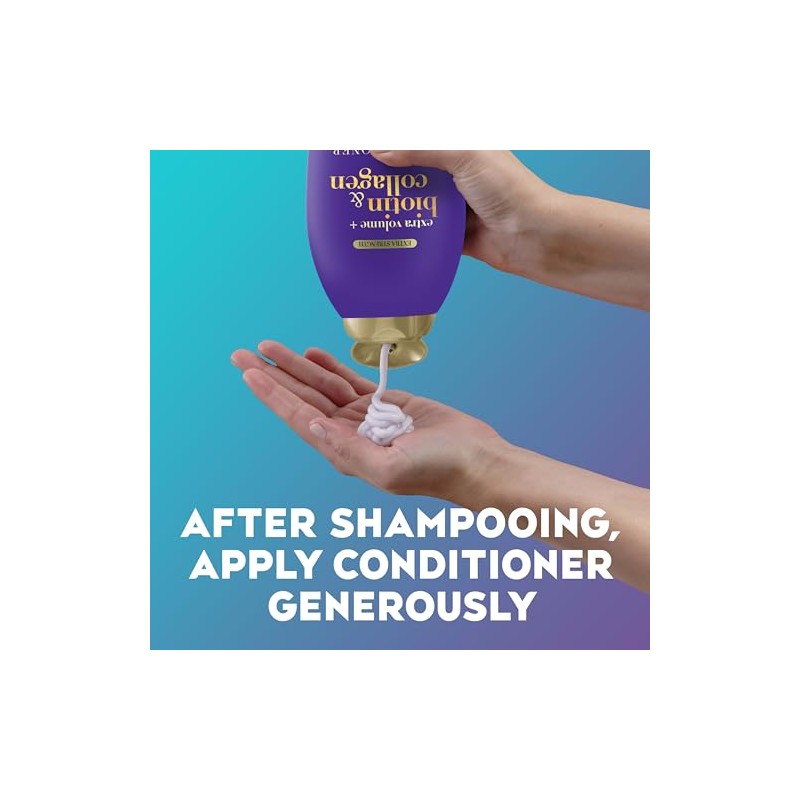 OGX Biotin & Collagen Extra Strength Volumizing Conditioner for Thicker,