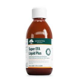 Genestra Brands - Super EFA Liquid Plus - Essential Fatty Acid Formula with Plant Sterols - 225 ml Liquid - Natural Orange Flavour