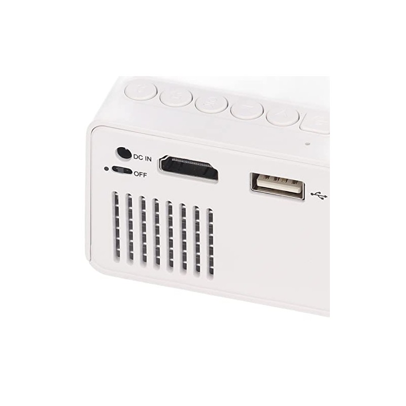 Mini Projector, Portable 1080P HD Projector, Home Theater Video Projector