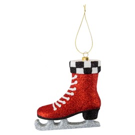 VFM e-Store - Christmas Decoration Xmas Skate X 1 Stocking Filler Xmas Present Celebration Festive Winter Ornaments - 12.5cm x 11cm x 3.5cm Xmas Skate