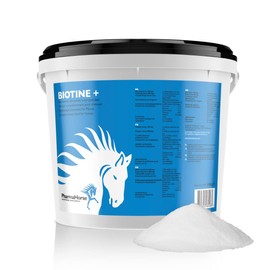 PharmaHorse Biotin+ | Skin | Nervous System | Energy Metabolism and Energy Metabolism | No Added Sugar | 3000 g