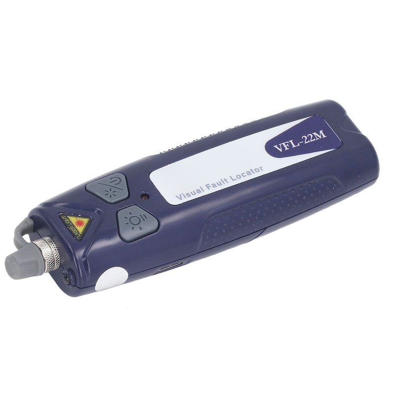 Visual Fault Locator 30km Rechargeable Portable Fiber Optic Source Tester