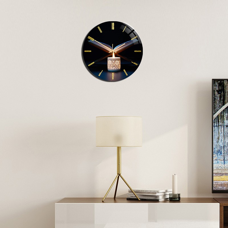 Simple Fashion Wall Clock 3D Acrylic Clock for Bedroom Living