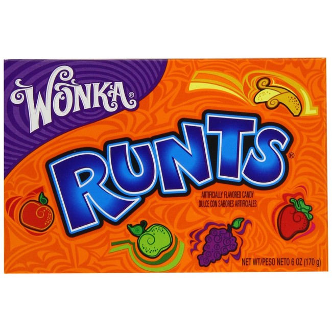 Wonka Runts Candy, 6-Ounce Packages (Pack of 12)
