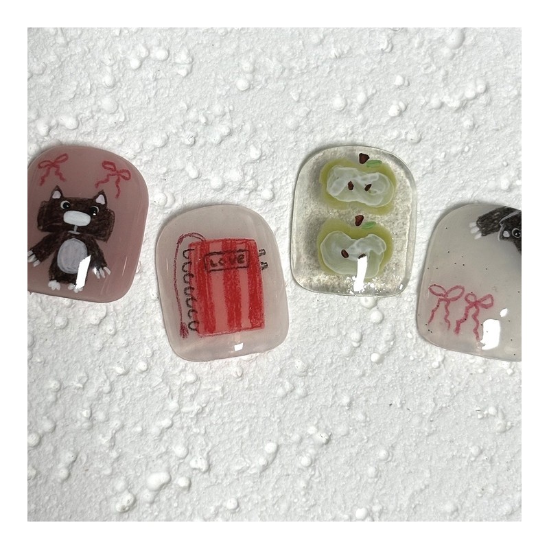 [Ar] Charlie handmade nail tip drawing nail art specialist /