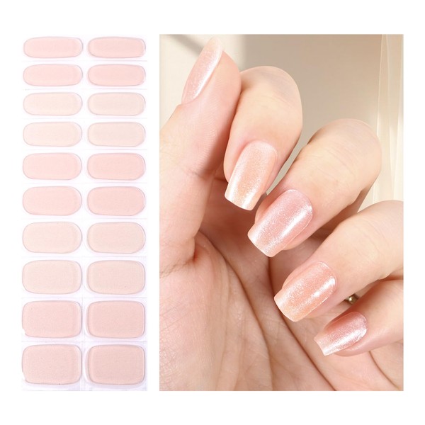 OAUEE Semi Cured Gel Nail Strips | 20 Gel Nail