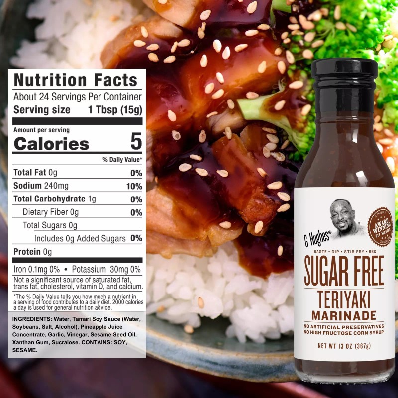 G Hughes Sugar Free Marinade Gift Set 3 Pack 12oz