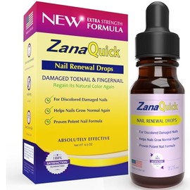 ZanaQuick Nail Renewal – Toenail & Fingernail Appearance Enhancer, Extra Strength Nail Care Solution – 1 Pack, 0.50 fl oz