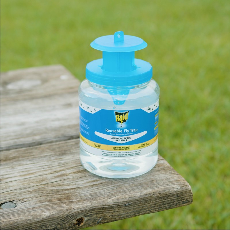 Raid Reusable Fly Jar Trap with Lure​