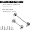 LICQIC 2 PCS Cabin Hook, Gate Latch Hook, Stainless Steel