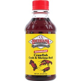 Louisiana Fish Fry, Crawfish, Crab & Shrimp Boil, Liquid, 8 oz (Pack of 12)