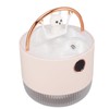 Mini Humidifier 600ml 40ml/H Dual Mode Bear On Swing Night