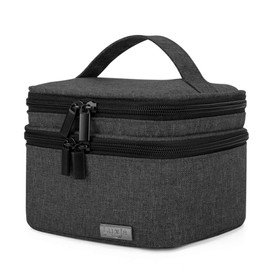 Luxja Essential Oils Carrying Bag - Holds 20 Bottles (5 ml - 30 ml), Portable Organiser for Essential Oils and Accessories