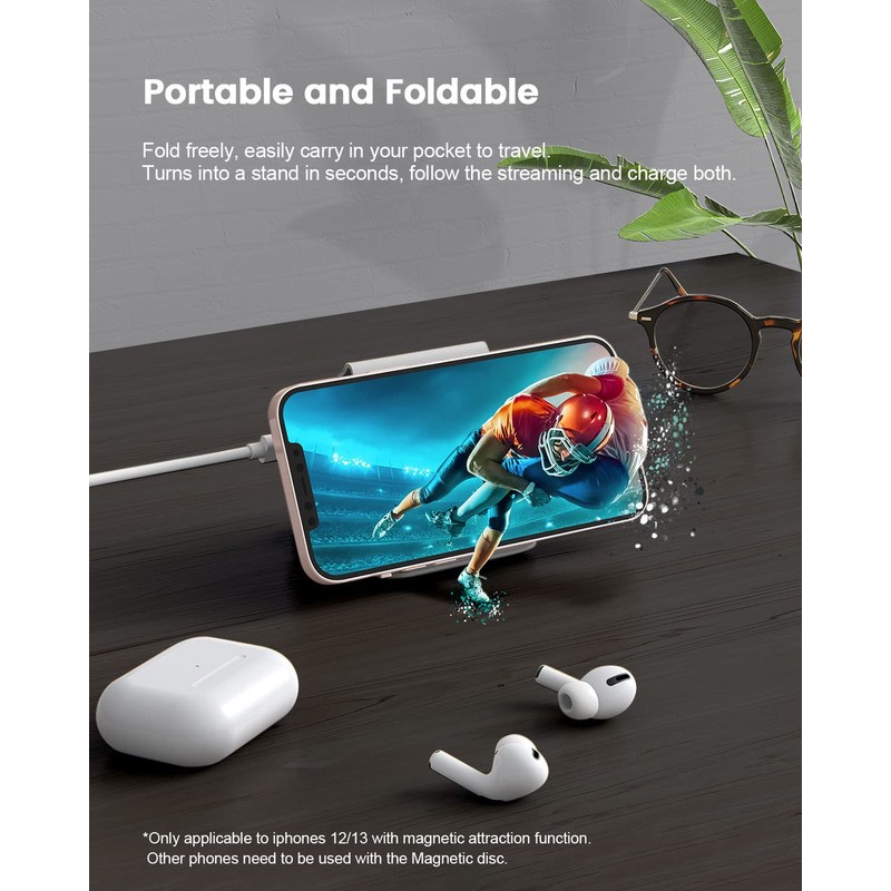 CYBORIS Charger, Wireless Charger 3 in 1 Inductive Charging Station