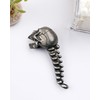 Skull Head Bottle Opener,Durable Stainless Steel Halloween Gifts, Ergonomic Spine