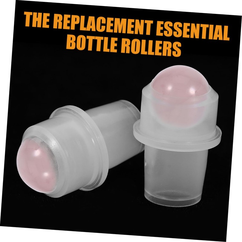 MERRYHAPY Essential Oil Roller Bottles 6 Pack Replacement Balls for