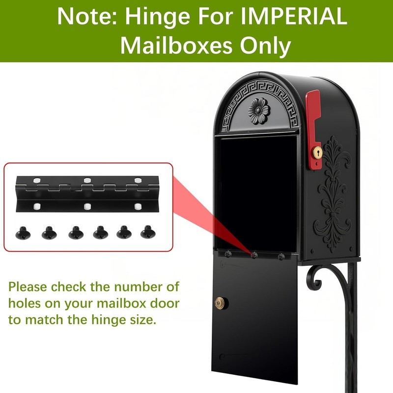 Mailbox Door Hinge Replacement Hardware for Imperial Mailbox Door,Mailbox Hinge